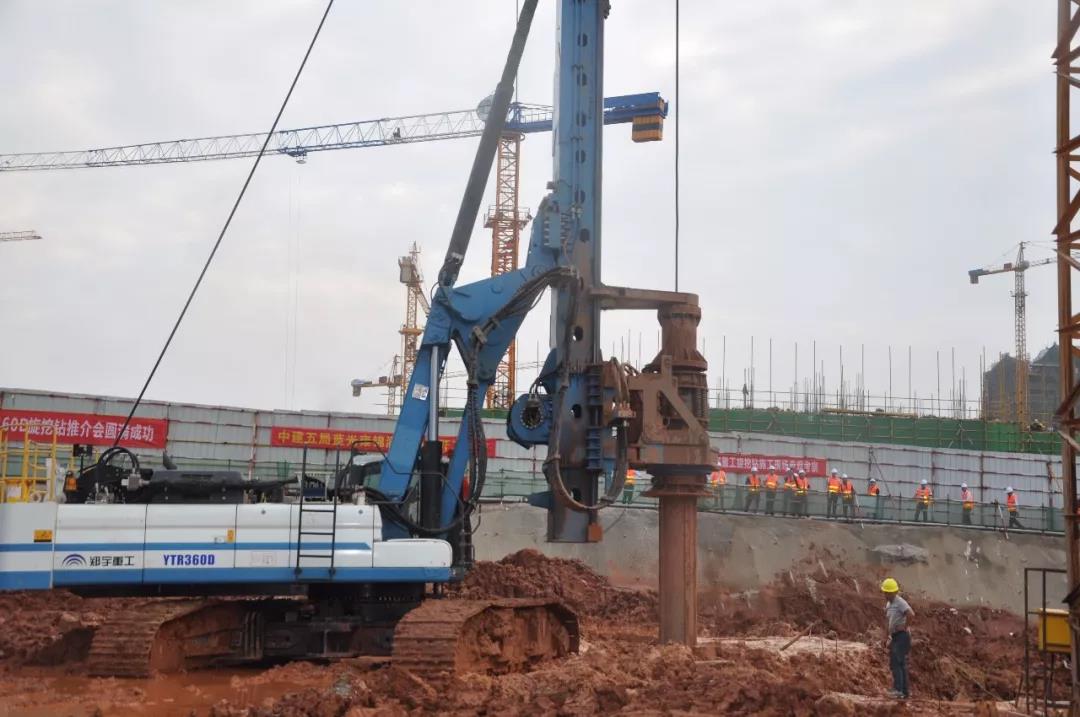 幸运彩重装五项全能YTR360D旋挖钻机引爆南宁！